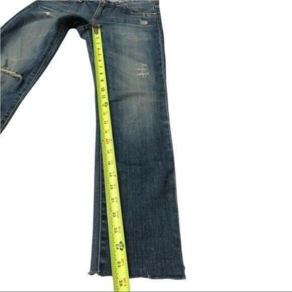AG Adriano Goldschmied The Stilt Cigarette Leg Skinny Distressed Jean Size 26 - Picture 9 of 10